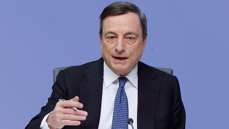 EZB-Chef Mario Draghi vermied das böse T-Wort.