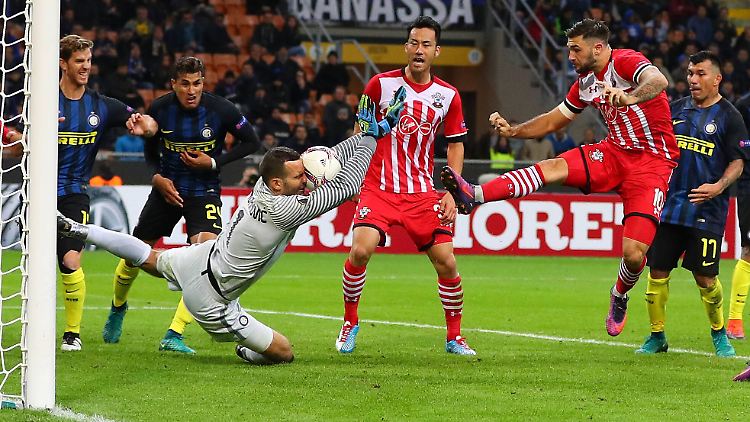 Das Spiel von Inter Mailand sah nicht immer schön aus, aber es brachte den Italienern drei Punkte gegen Southampton.