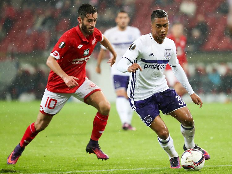 Für ihre starke Leistung belohnten sich Torschütze Yunus Malli und seine Mainzer Kollegen nicht mit einem Sieg über Anderlecht.