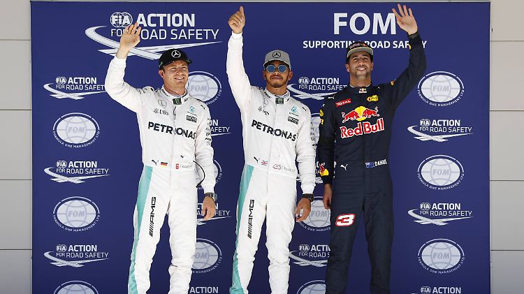 Rosberg, Hamilton und Ricciardo freuen sich schon auf Sonntag, wenn der Große Preis von Austin endlich beginnt.