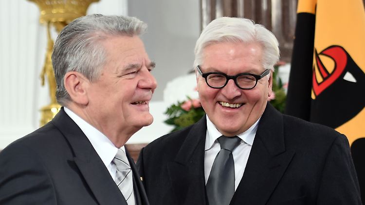 Wunschkandidat der SPD: Frank-Walter Steinmeier (r.) soll Joachim Gauck als Bundespräsident nachfolgen.