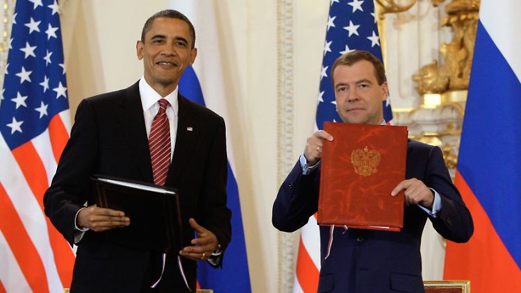 Am 8. April hatten Obama und Medwedew in Prag den neuen START-Vertrag unterzeichnet.