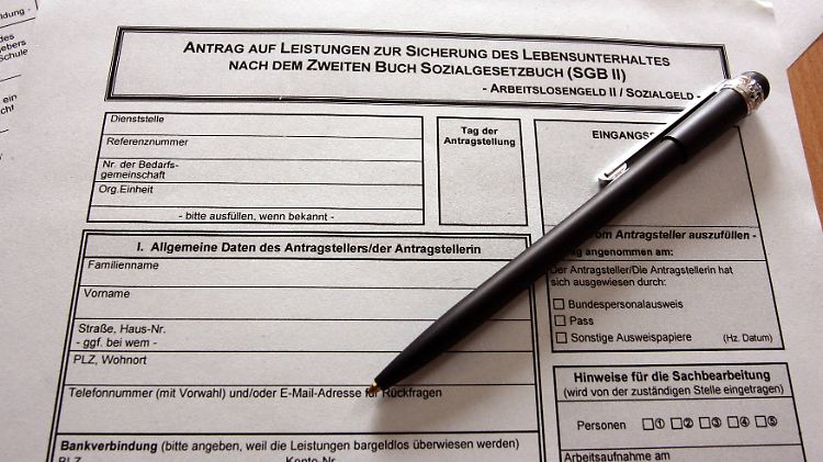 Der Antrag für Hartz IV ist umfangreich.