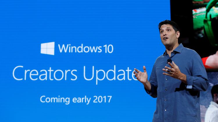Microsofts Vize-Präsident Terry Myerson stellte das Creators Update für Windows 10 vor.