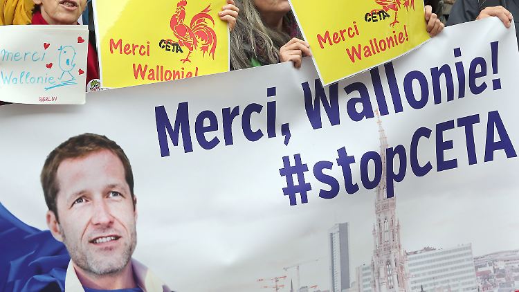 Ceta-Kritiker begrüßen die ablehnende Haltung der belgischen Wallonie.