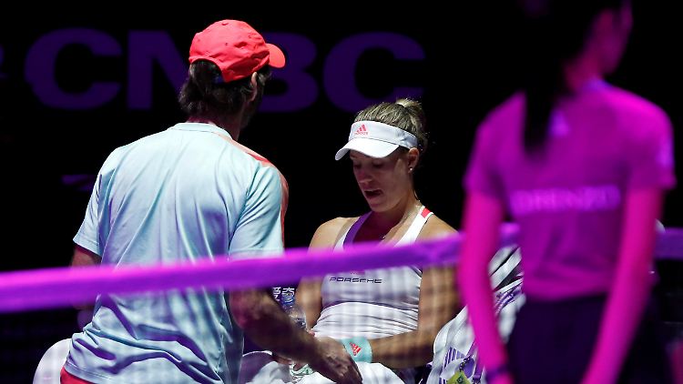 Müde nach einer langen Saison: Angelique Kerber.