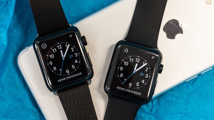 Optisch gibt's zwischen der Apple Watch 1 und der Apple Watch 2 keine Unterschiede.
