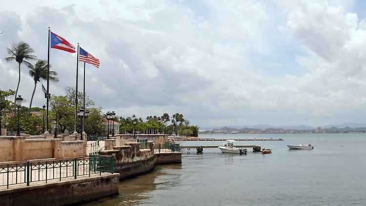 An der Altstadt-Promenade der Hauptstadt Puerto Ricos, San Juan.