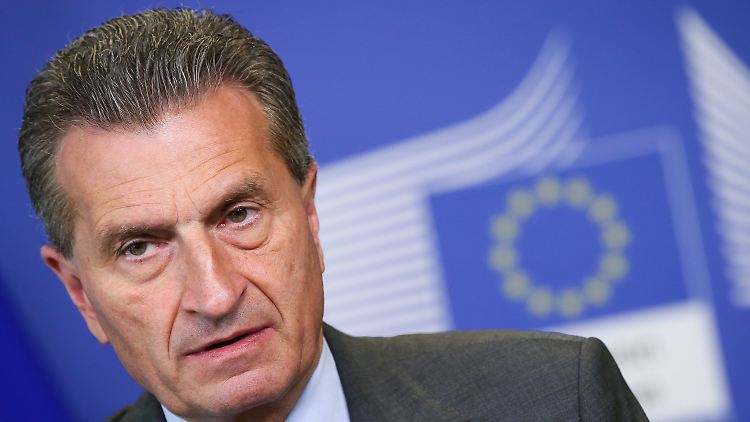 Der neue EU-Kommissar für Haushalt und Personalwesen, Günther Oettinger, muss sich vor dem Parlament verantworten.