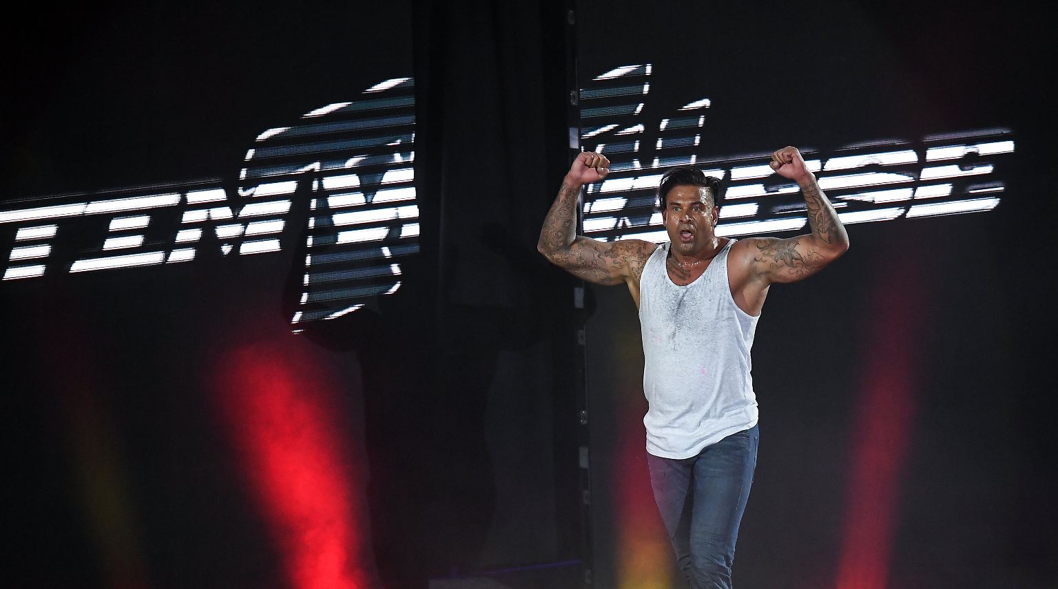 Jetzt ist Tim Wiese tatsächlich ein Wrestler.