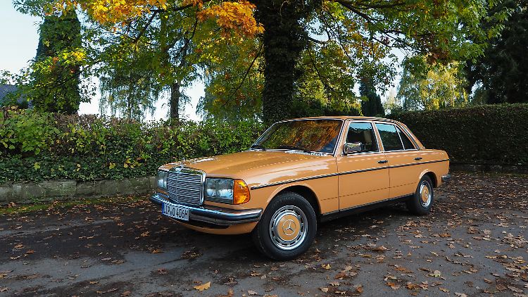 Ein 78er 280 E in der seltenen Farbe Cayenne Orange dürfte so schnell kein zweites Mal zu finden sein.