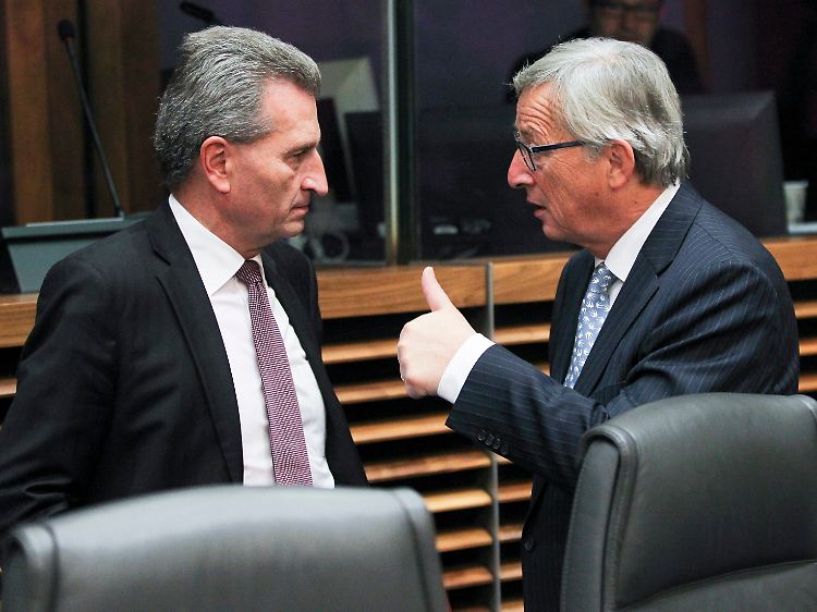 Oettinger kann bisher auf den Rückhalt von EU-Kommissionspräsident Jean-Claude Juncker zählen.