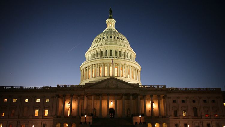 Das Kapitol, Sitz des US-Kongresses, ist neben dem Weißen Haus das zweite Machtzentrum der USA.