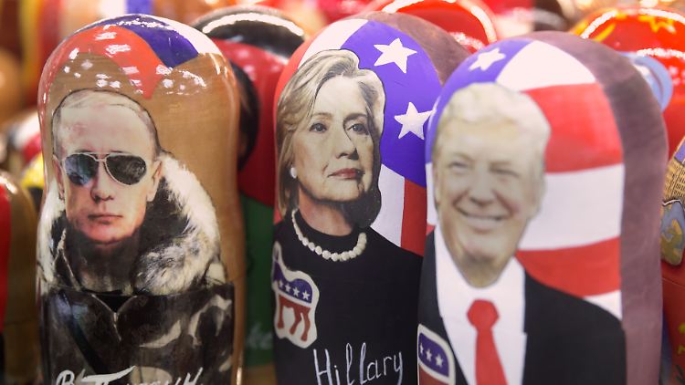 Putin, Clinton, Trump - eine politische Dreiecksbeziehung 