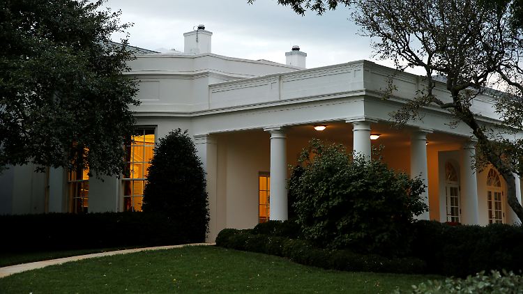 Das Oval Office im Weißen Haus.