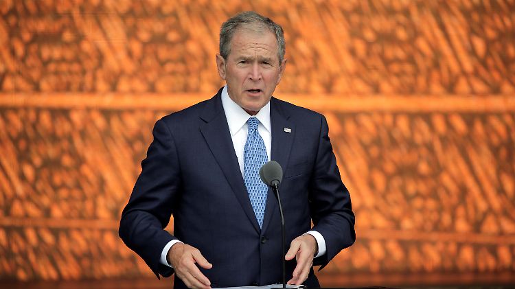Hat keinem der beiden Kandidaten seine Stimme gegeben: Ex-Präsident George W. Bush.