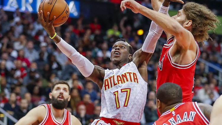Hat schon mal bessere Spiele abgeliefert: NBA-Profi Dennis Schröder von den Atlanta Hawks.
