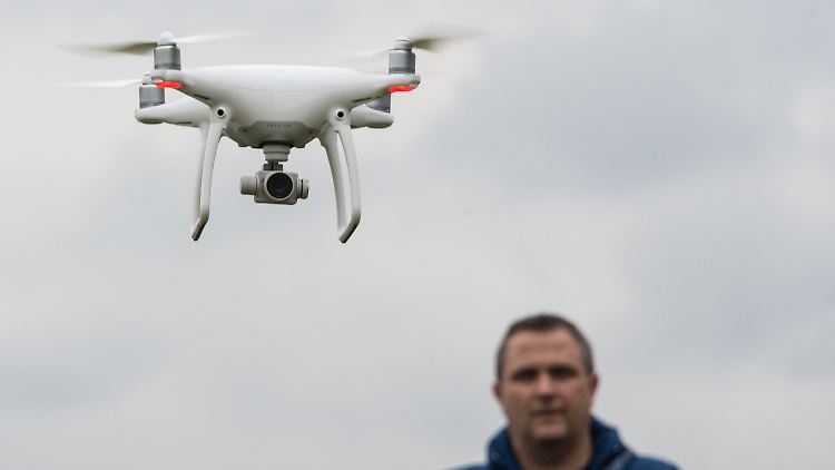 Auch eine Drohne mit Wärmekamera war im Einsatz.