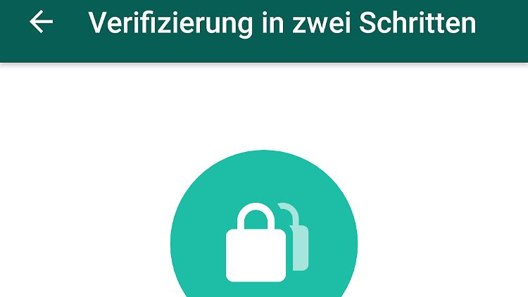 Die "Verifizierung in zwei Schritten" ist in Whatsapp schnell aktiviert.