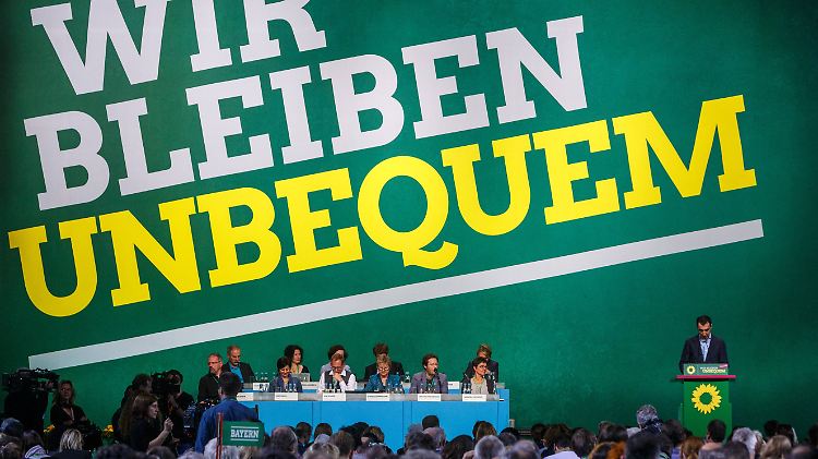 "Wir bleiben unbequem" - das gilt häufig auch für die Parteitage der Grünen.