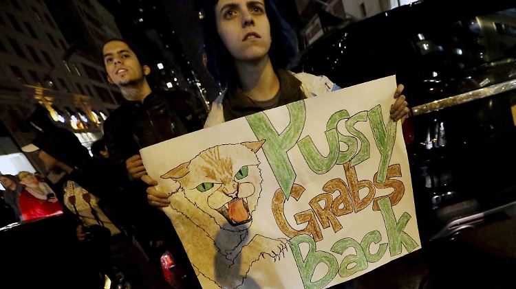 Bereits am Tag nach der Wahl gingen Tausende gegen Trump auf die Straße.