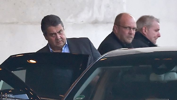 Verließ das Treffen im Kanzleramt bereits nach einer knappen Stunde: SPD-Chef Sigmar Gabriel. 