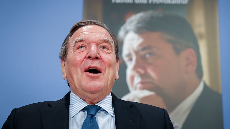 Gerhard Schröder will sich ja nicht einmischen, aber es wird klar, was er von einem Kanzlerkandidaten Sigmar Gabriel halten würde.