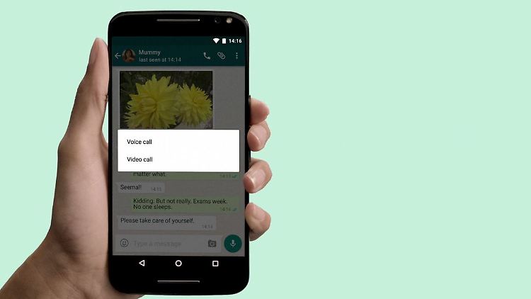Whatsapp kann bald Chats mit Text, Sprache und Bild. 
