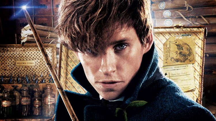 Eddie Redmayne spielt Newt Scamander und könnte nicht glücklicher darüber sein.