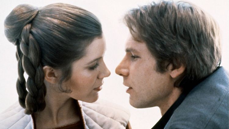 Love, love, love: Carrie Fisher als Prinzessin Leia und Harrison Ford als Han Solo in "Das Imperium schlägt zurück".