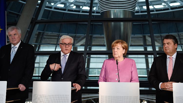 Frank-Walter Steinmeier genießt die Unterstützung der Koalitionsparteien. 