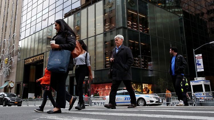 In der 5th Avenue befindet sich auch der Trump-Tower.