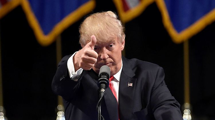 Donald Trump, der Hoffnungsträger Millionen Abgehängter in den USA. 