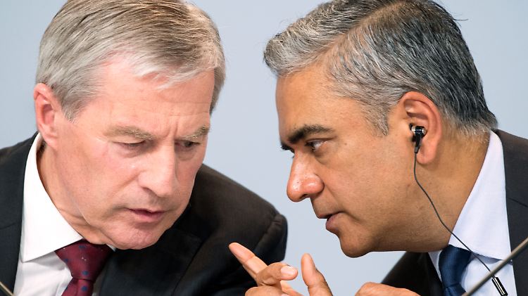 Jürgen Fitschen und Anshu Jain