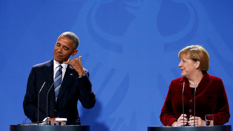 Ob Barack Obama den Anruf bei seinem letzten Deutschlandbesuch im November bereits angekündigt hat?