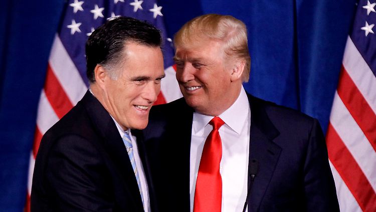Im Wahlkampf 2012 hat Trump Romney unterstützt. Vier Jahre später sah Romney Trump als Gefahr für Amerika.
