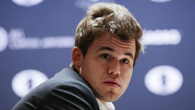 Wo ist der Ruheraum? Magnus Carlsen.