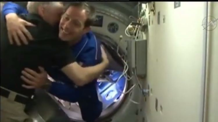 Esa-Astronaut Thomas Pesquet aus Frankreich ist zum ersten Mal auf der ISS.