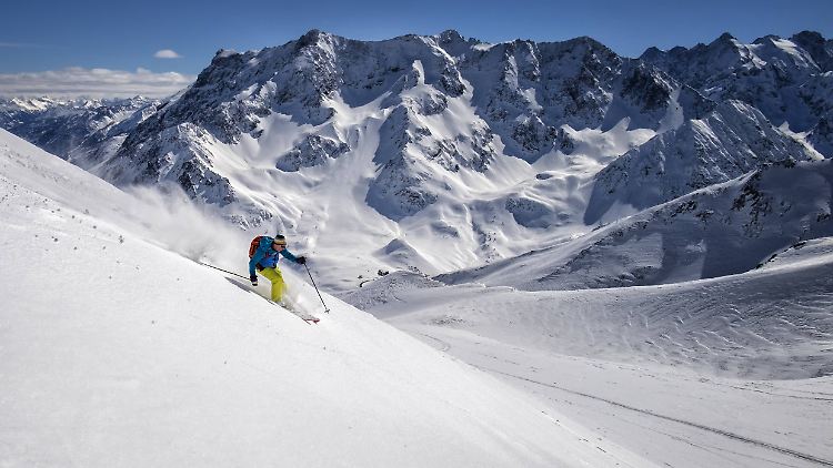 Steile Abfahrten gibt es in Les Deux Alpes zu Genüge.
