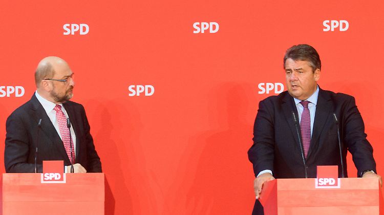 Martin Schulz oder Sigmar Gabriel - beide SPD-Politiker hätten gegen Angela Merkel im Wahlkampf einen schweren Stand.