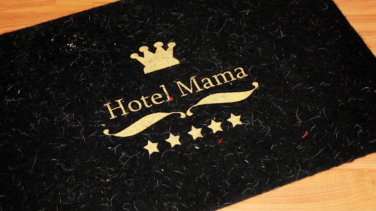 Bei Mama sind die Socken sauber und der Kühlschrank voll.