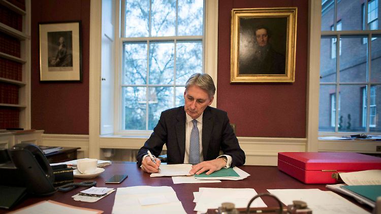 Finanzminister Hammond will Geringverdiener entlasten.