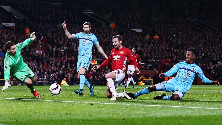 Juan Mata erzielte das 2:0 für Man United