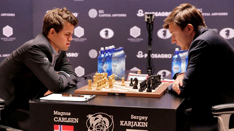 Magnus Carlsen, diesmal unerbittlich (Foto vom 21.11.)
