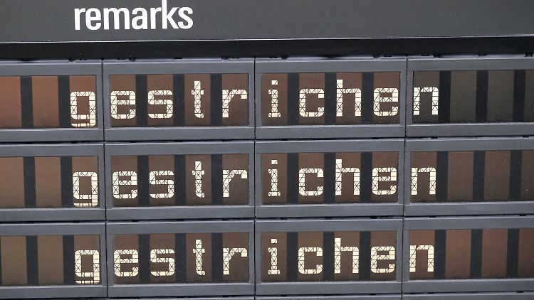Die Lufthansa musste seit Mittwoch 2755 Flüge streichen.