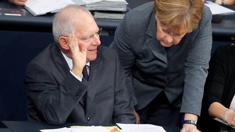 Keine neuen Schulden unter Finanzminister Schäuble.