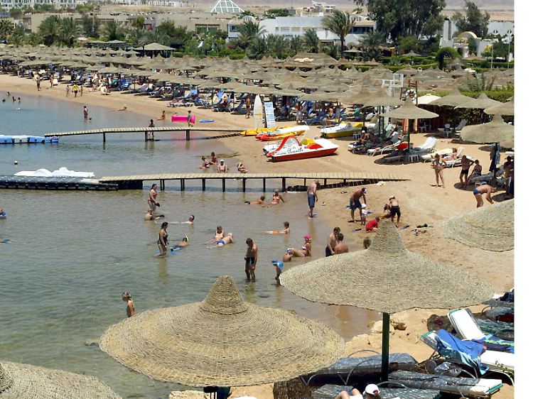 Die Strände um Sharm al-Scheich sind bei den Touristen beliebt.