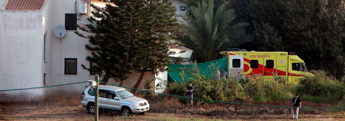 Das Privathaus des ehemaligen Regierungschefs im Süden Israels.