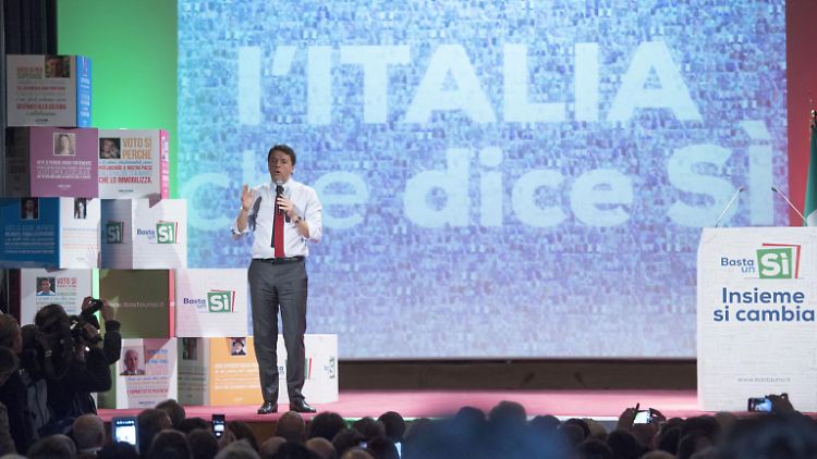 Die Italiener stimmen am 4. Dezember über eine Verfassungsreform ab. Bei einem "Nein" will Renzi abdanken.  