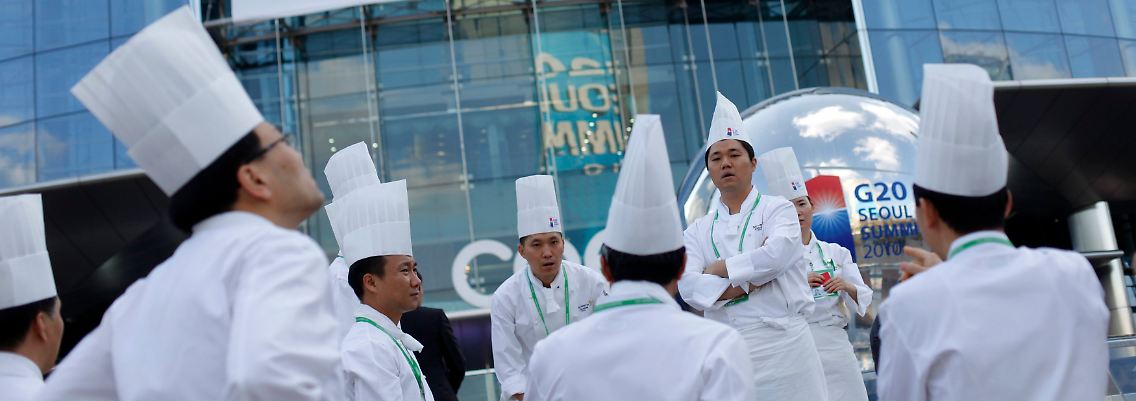 Viel Köche, viel Brei: Der Gipfel in Seoul war in jeder Hinsicht - logistisch, diplomatisch und historisch - ein Großereignis.